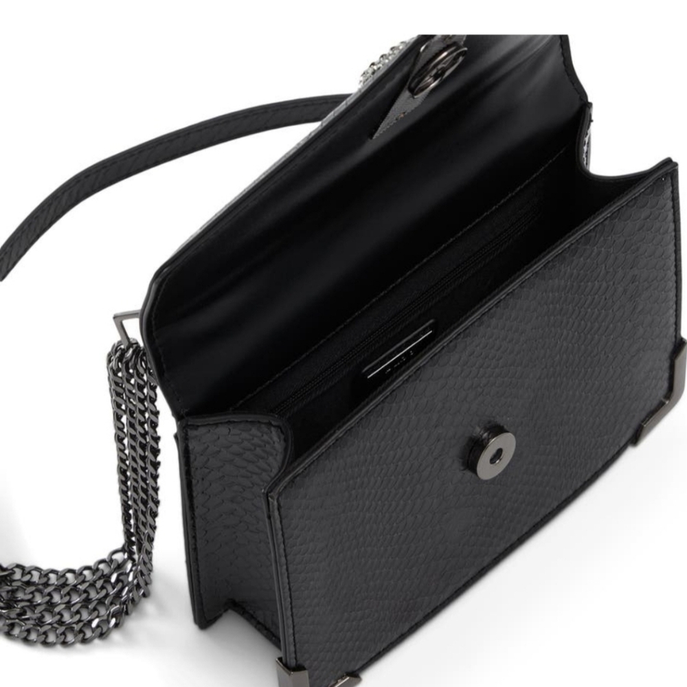 Aldo Pippirx Womens CrossBody Bag Black - Picture 4 of 12